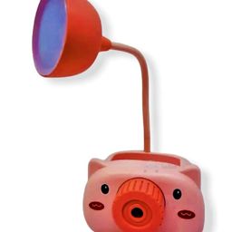 FunBlast Rechargeable LED Desk Lamp With Pen Holder And Sharpener - Peach Red-16