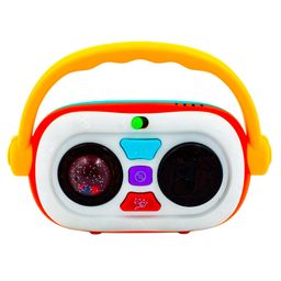 WISHKEY Plastic Musical Radio Toy for Kids, Multifunctional Radio Toy with Flashing Lights, Battery Operated Radio with Music, Animal Sounds, and Rhymes, Multicolor, 1+ Year (Pack of 1)-17