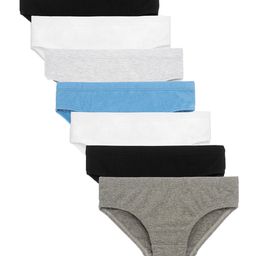Charm n Cherish Pack Of 7 Solid Briefs - Multi Colour-image-89