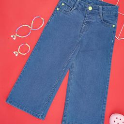 Pantaloons Junior Solid Jeans - Teal-picture-39