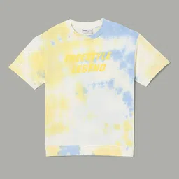 Fame Forever by Lifestyle Boys Tie and Dyed Round Neck Pure Cotton T-Shirt-picture-14
