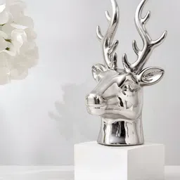 Home Centre Silver-Toned Figurine Showpiece-25