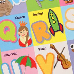 Unimats Play Mat Alphabet Print - Multi Colour image 5