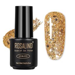 ROSALIND Long Lasting UV LED Soak-Off Gel Nail Polish - Shade W14-image-56