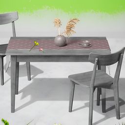 ArtzFolio Mauve & White Digital Printed Table Runner-55