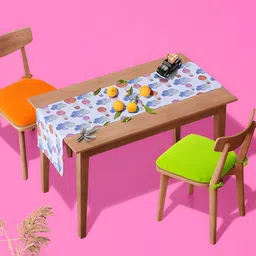 ArtzFolio Blue Printed Table Runner for Dining & Center Table-33