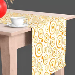 ArtzFolio Printed Rectangular Velvet Table Runner-12