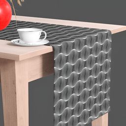 ArtzFolio Geometric Printed Velvet Table Runner-31