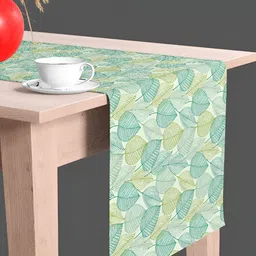 ArtzFolio Printed Rectangular Velvet Table Runner-11