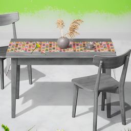 ArtzFolio Printed Rectangular Velvet Table Runner-58