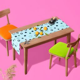 ArtzFolio Blue & Green Digital Printed Table Runner-51