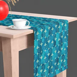 ArtzFolio Blue Digital Printed Table Runner-37