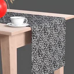 ArtzFolio Black & White Printed Table Runner-44