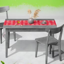 ArtzFolio Red & White Printed Table Runners-36