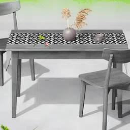 ArtzFolio Printed Velvet Dining Table Runner-53