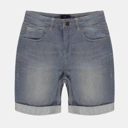 Kiddopanti Kids Light Blue Solid Shorts-image-47