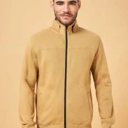 Urban Ranger by Pantaloons Camel Regular Fit Hooded Sweatshirt-6