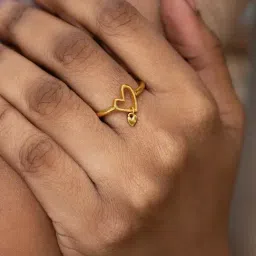 Shaya 925 Silver You and Your Unfiltered Reactions Ring in Gold-Plating-image-9