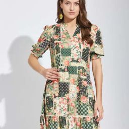 Latin Quarters Multicolor Regular Fit Printed Dress-picture-26