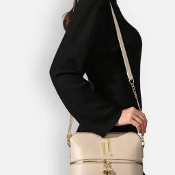 LAVIE LUXE Beige Medium Cross Body Bag-58