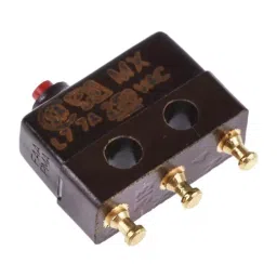 RS PRO Micro Switch Leaf Lever Subminiature 28 V DC 250 V AC, 333300-34