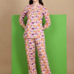 Sweet Dreams Multi Regular Fit Print Pajama Set-picture-28