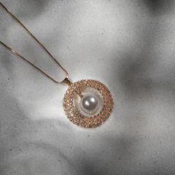 Sohi women's graceful galaxy pendant opal white-image-86