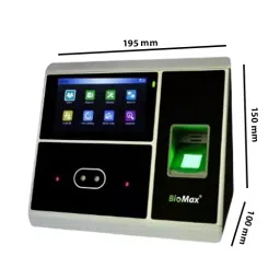 Biomax N-UFACE 602 Multi-Bio Time Attendance and Access Control System Biometric Machine image 3