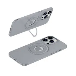 Luxury Kase Solid iPhone 15 Pro Premium Magnetic Support Shell Back Case-image-4
