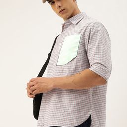 Kook N Keech Men Relaxed Opaque Checked Casual Shirt-image-29