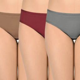 Amante Multicolor Cotton Bikini Panty (Pack Of 3)-image-66