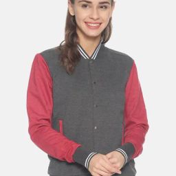 Campus Sutra Grey Jacket-image-22