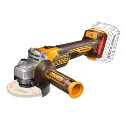Ingco 10 mm Cordless Angle Grinder, CAGLI211041-8