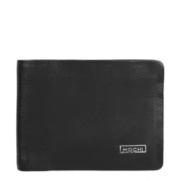 Mochi Black Solid Bi-Fold Wallet for Men-picture-18
