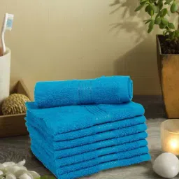 Bianca D'ross Aqua 100% Cotton 380 GSM Face Cloths - Set of 8-image-83