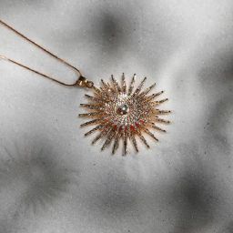 Sohi women's sun odyssey pendant champayne gold-image-44