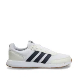 Adidas Men's RUN50S White Running Shoes-image-3