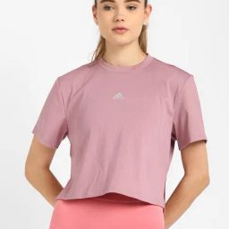 Adidas Purple Regular Fit T-Shirt-image-103