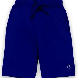 Kiddopanti Kids Royal Blue Solid Shorts-picture-47