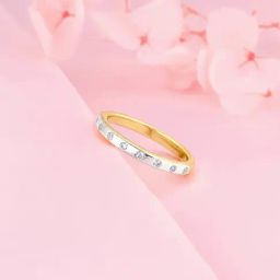 GIVA 925 Silver Dual Tone Glittering Ring Fixed Size For Women-image-31