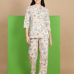 Sweet Dreams Multi Regular Fit Floral Pajama Set-picture-19