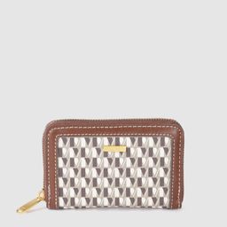 MANGO Women Printed Zip Around Wallet-12