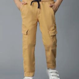 Tales & Stories Kids Khaki Slim Fit Cargo Pant-image-35