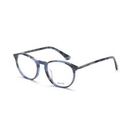 Police VPLD12K50WT9FR Blue Oval Eye Frames For Men-picture-15