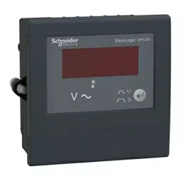 Schneider Electric Single Phase Voltmeter with LED Display and Accuracy Class 0.5, 30002460-0