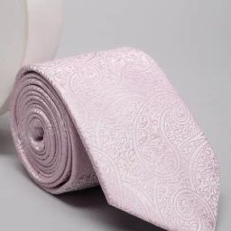Louis Philippe Purple Polyester Texture Tie-image-6