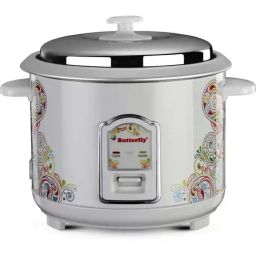 Butterfly Grey Alloy & Plastic Raga Electric Rice Cooker-image-5