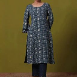 Folksong By W Blue Printed Kurta-picture-17