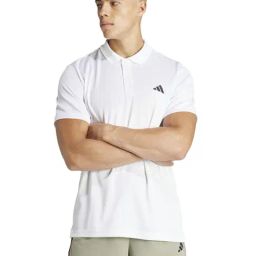 Adidas White Regular Fit Sports Polo-image-55
