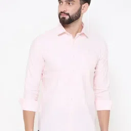 Duke Pink Slim fit Solid Shirt-picture-40